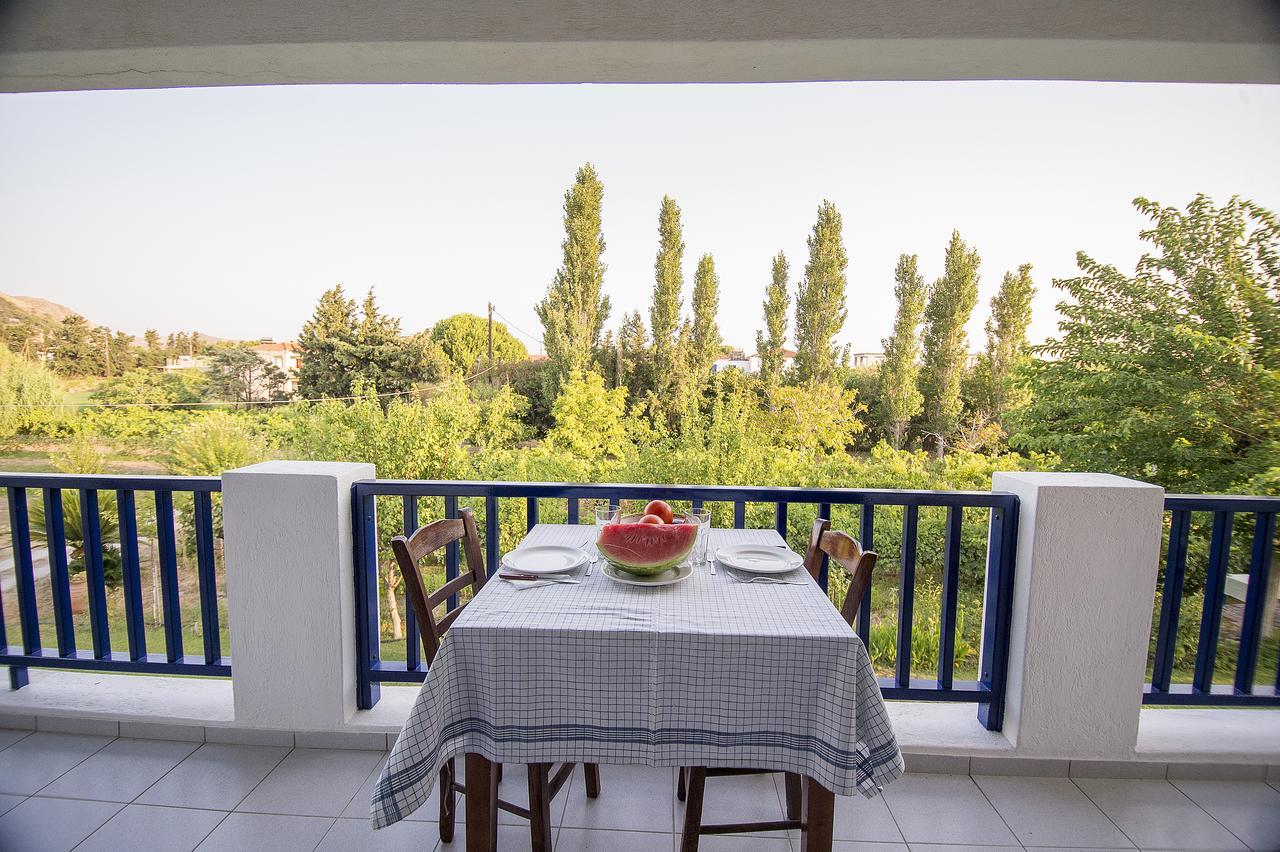 Eressos Ilios Apartments Skála Eresoú Dış mekan fotoğraf