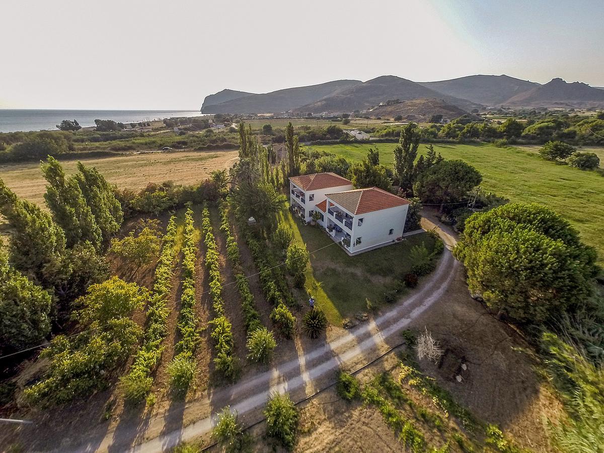 Eressos Ilios Apartments Skála Eresoú Dış mekan fotoğraf